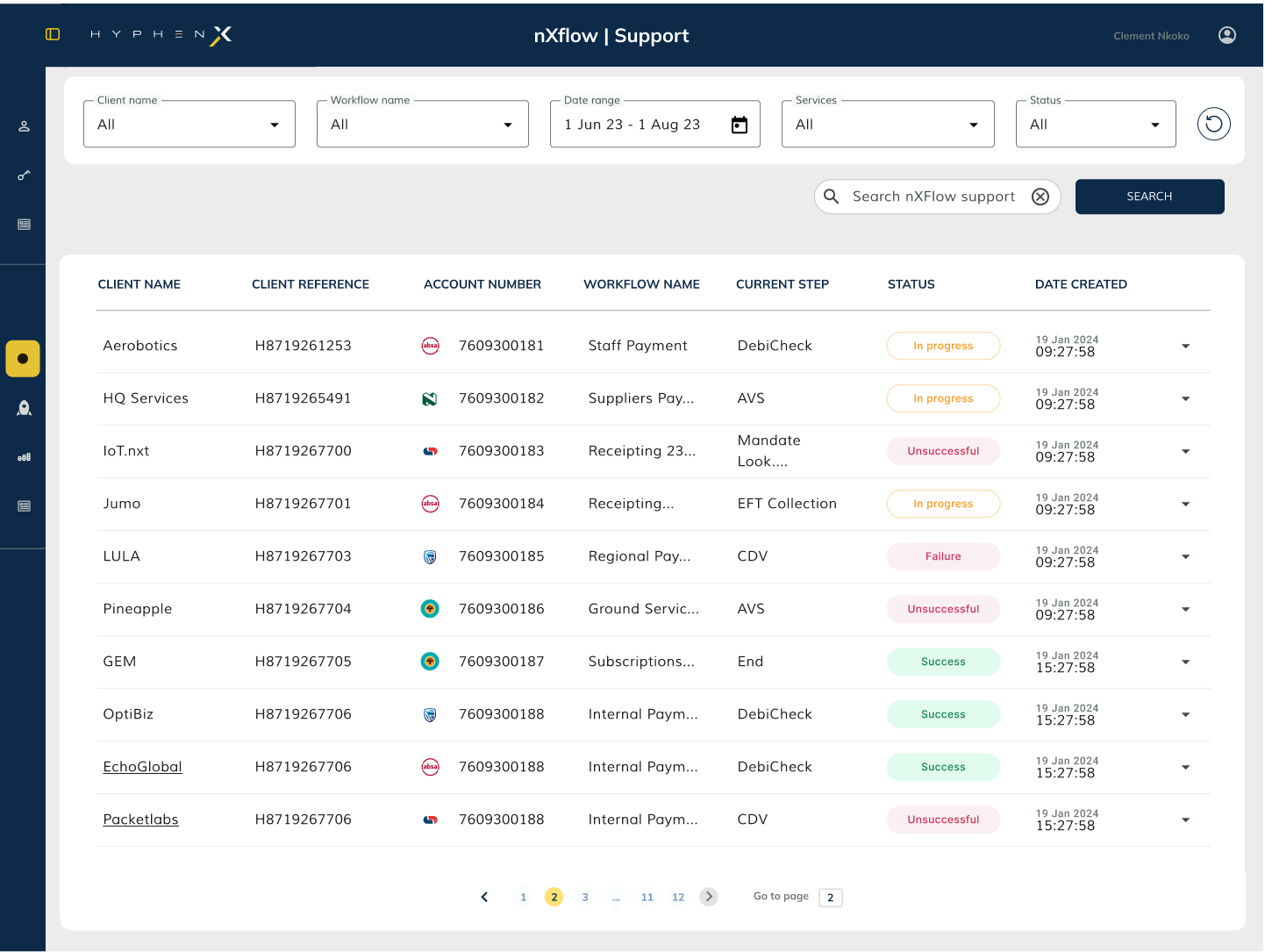HyphenX Design Language screen