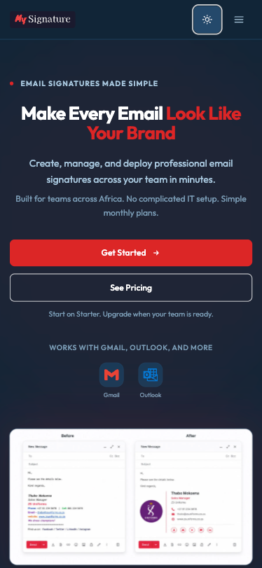 Make Every Email Look Like Your Brand screen
