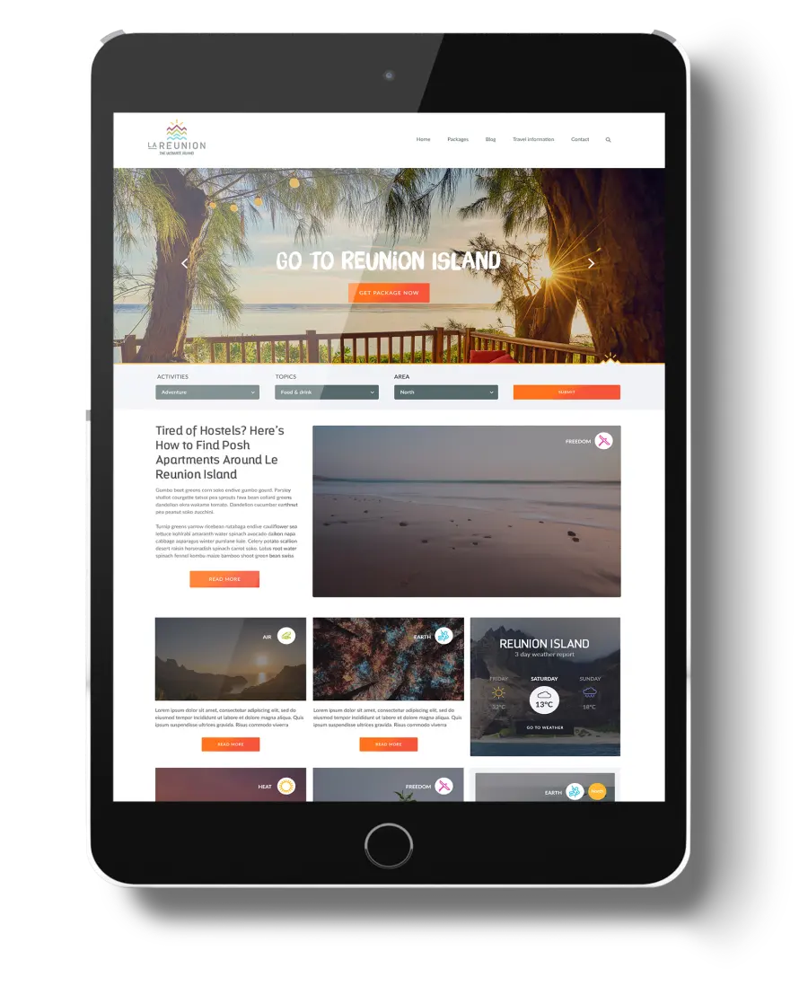 Reunion Island Website